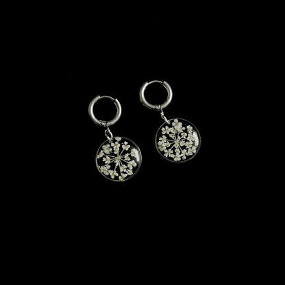 Ground elder earrings