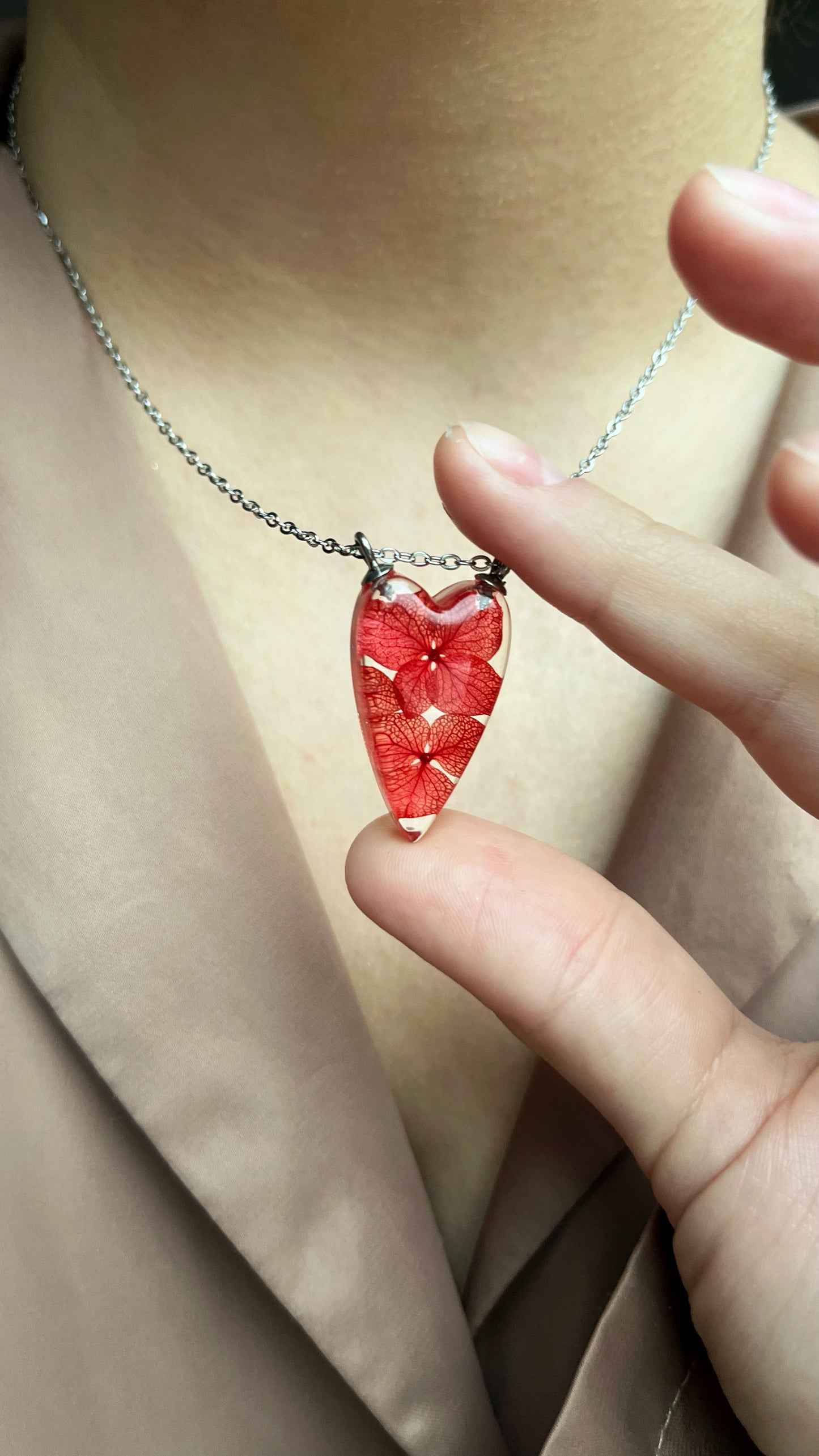 Hydrangea pendant
