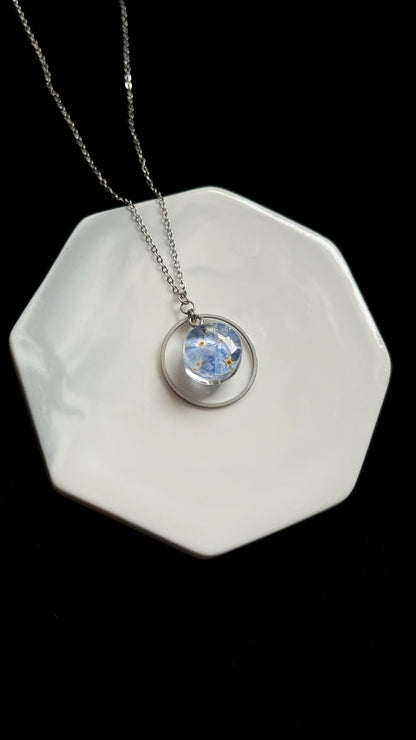 Forget-me-nots pendant