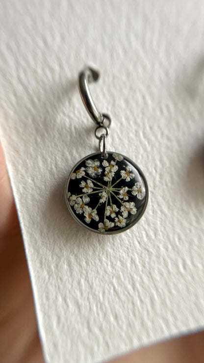 Ground elder earrings
