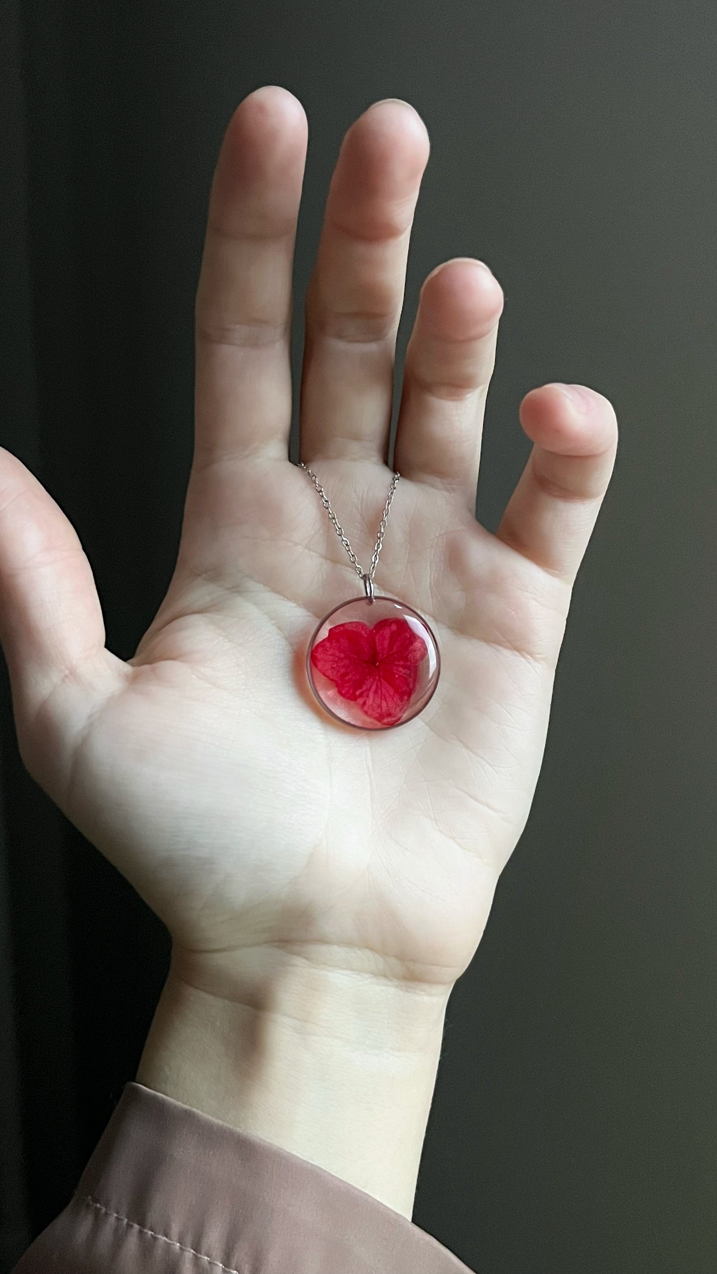 Hydrangea pendant