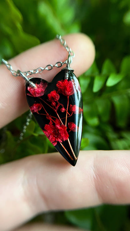 Baby’s breath pendant