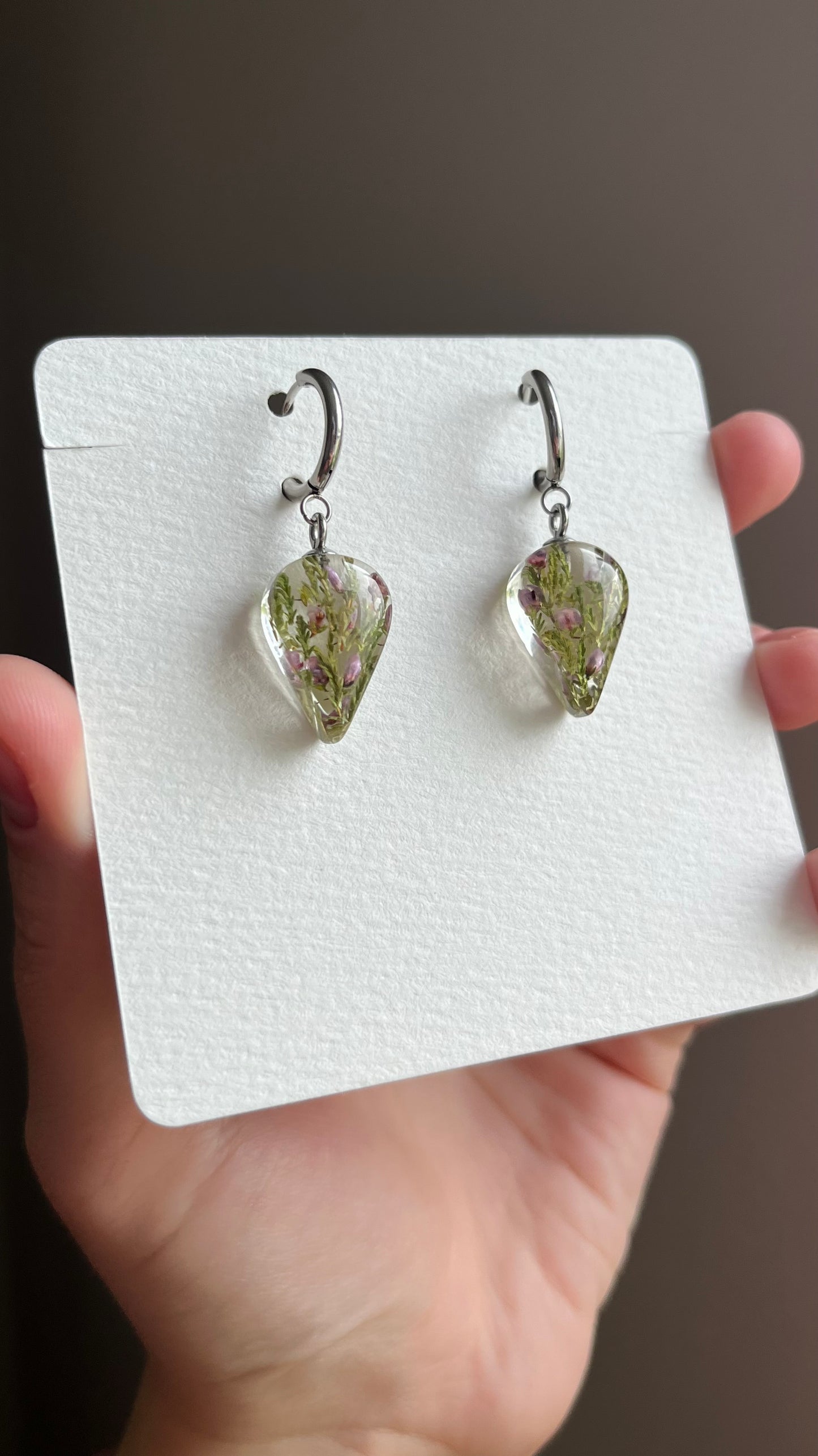 Heather earrings