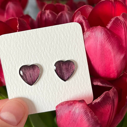 Tulip stud earrings