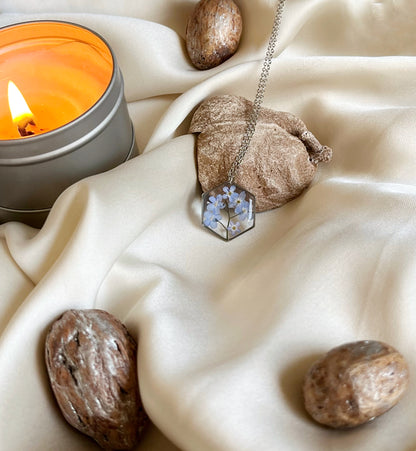 Forget-me-not pendant