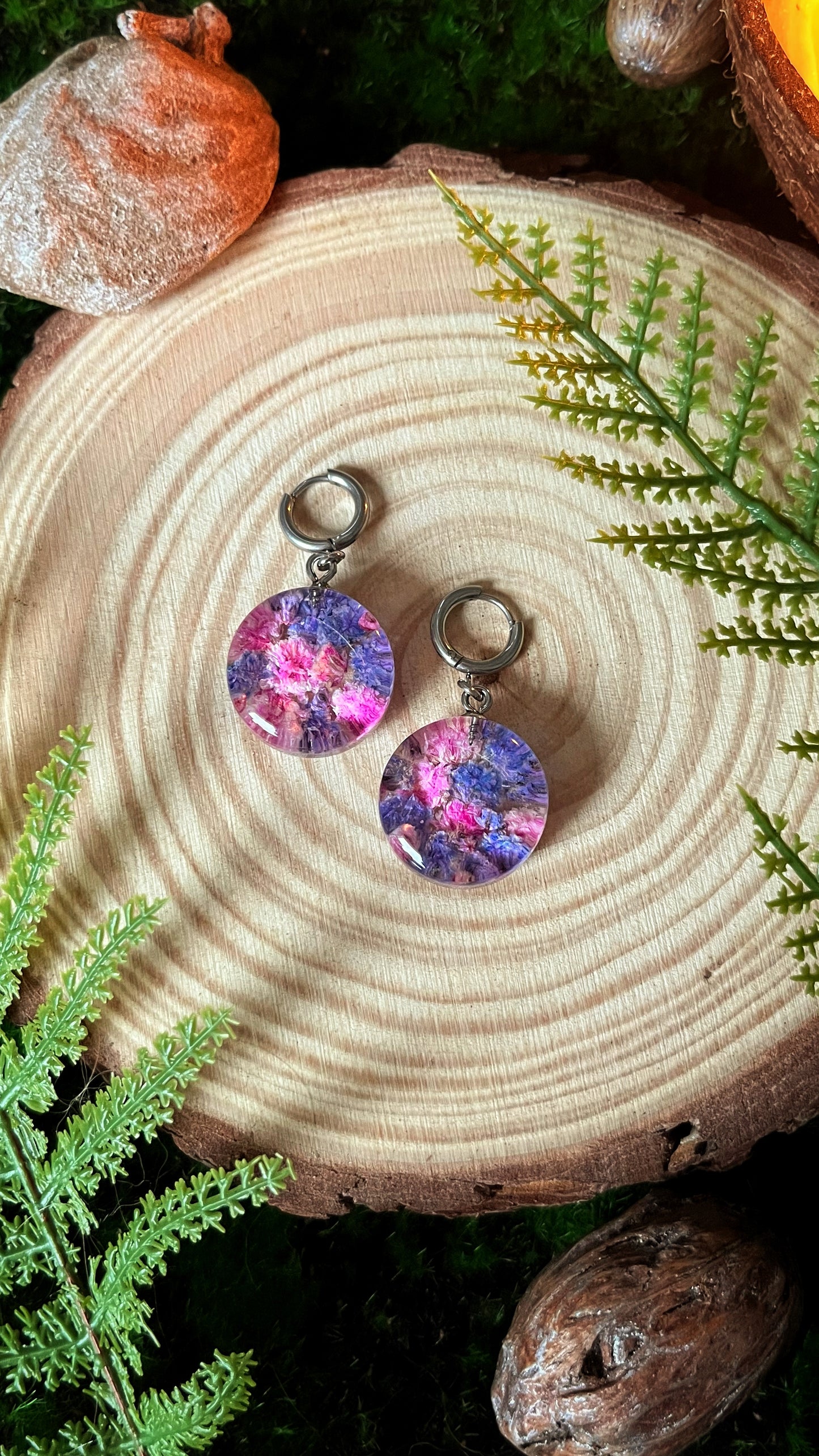 Baby’s breath earrings