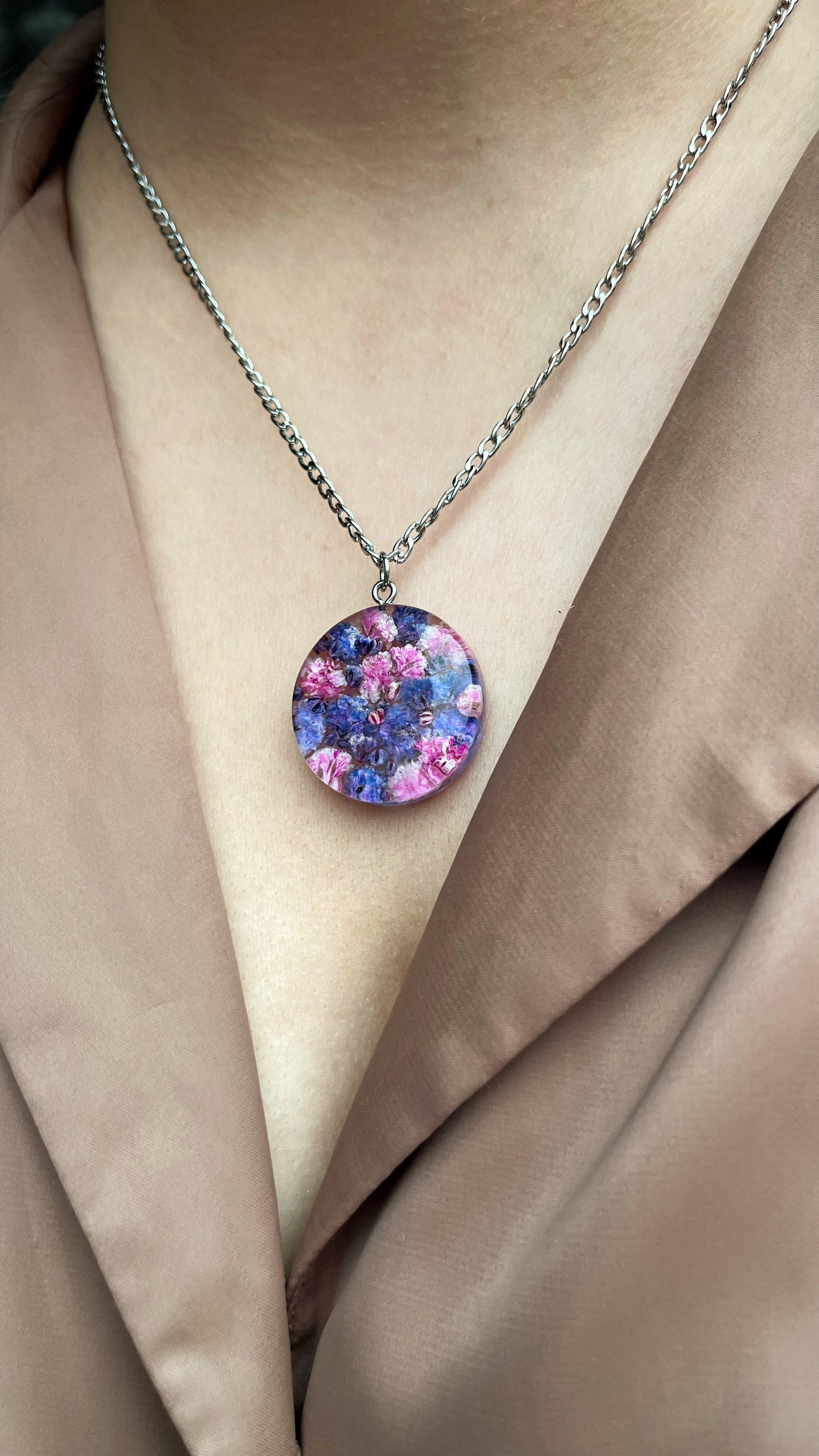Baby’s breath pendant