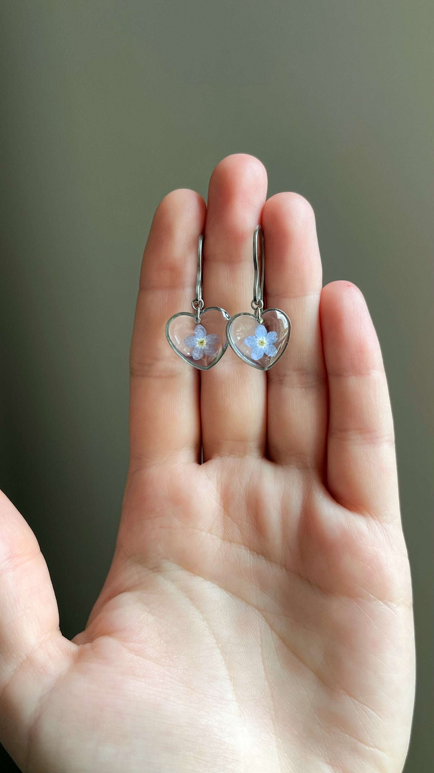 Forget-me-not earrings
