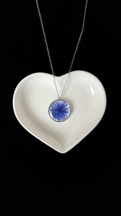 Cornflower pendants