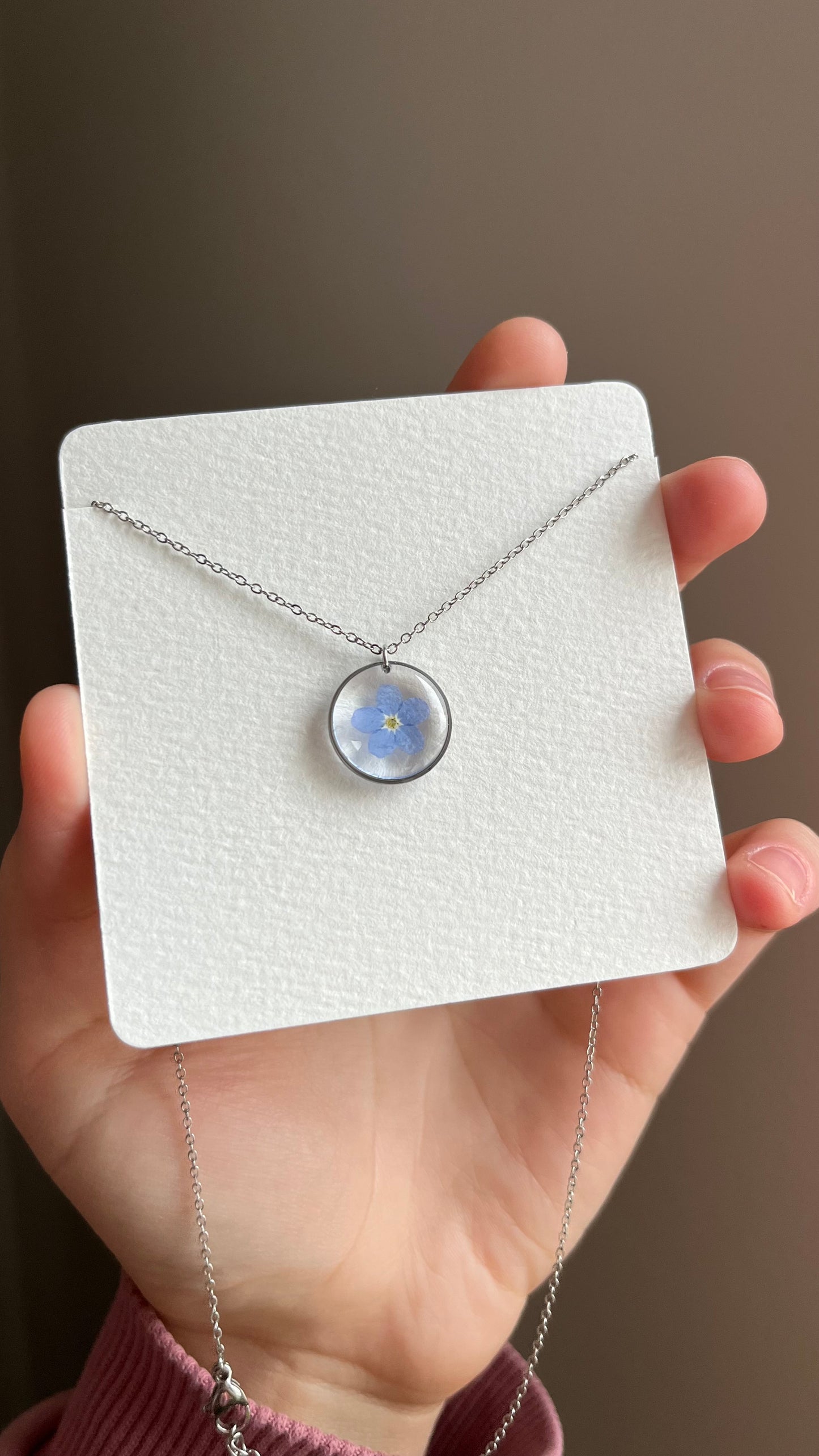 Forget-me-not pendant