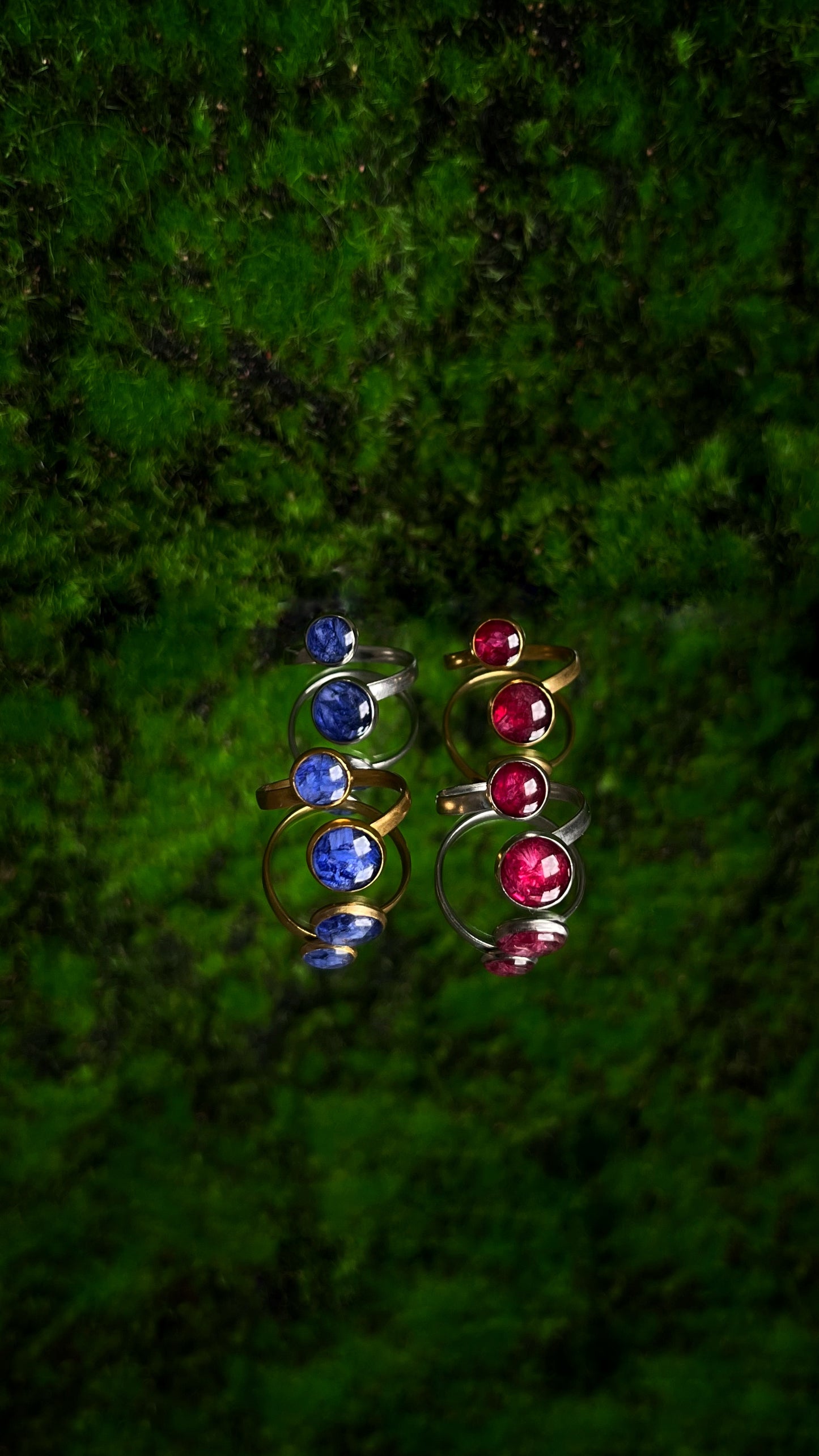 Cornflower rings