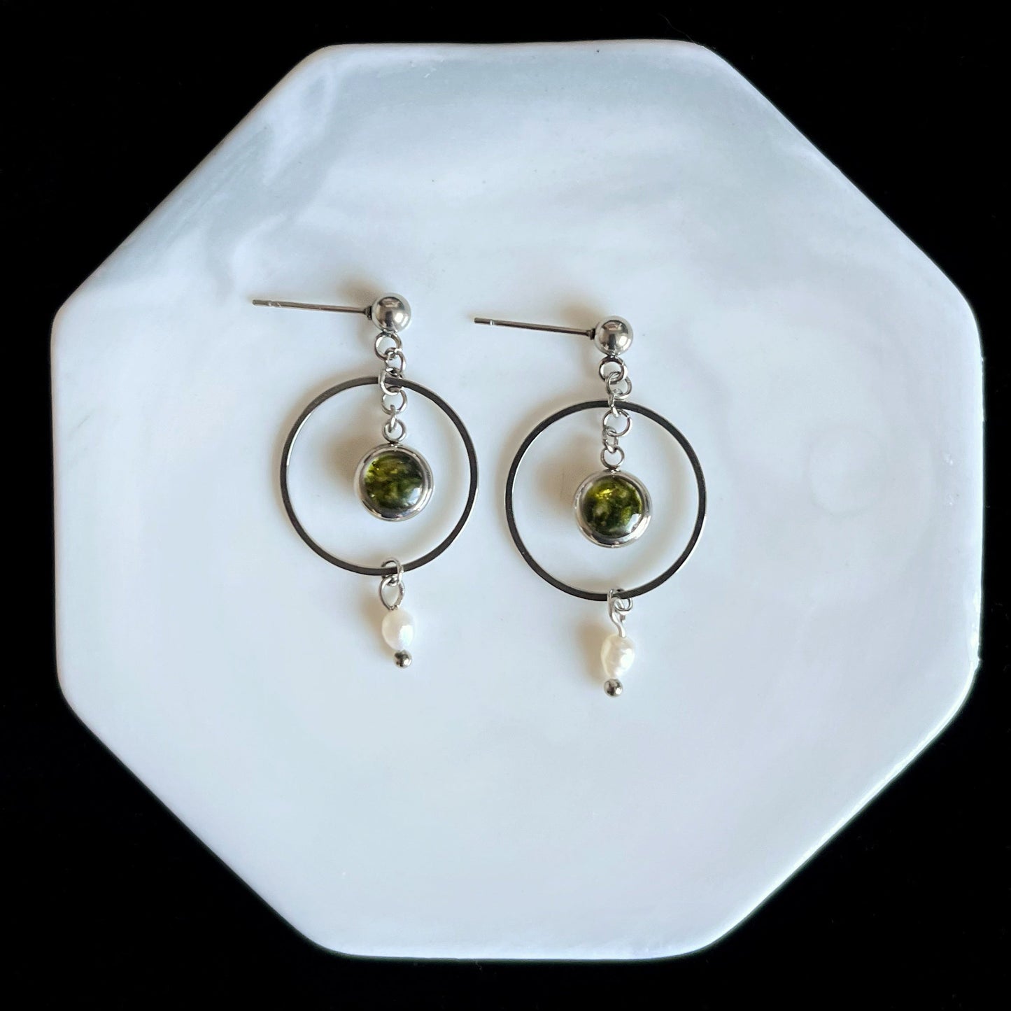 Moss earrings