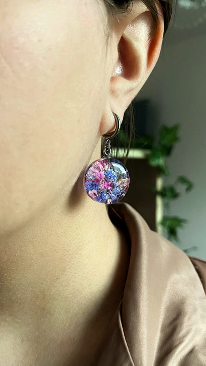 Baby’s breath earrings