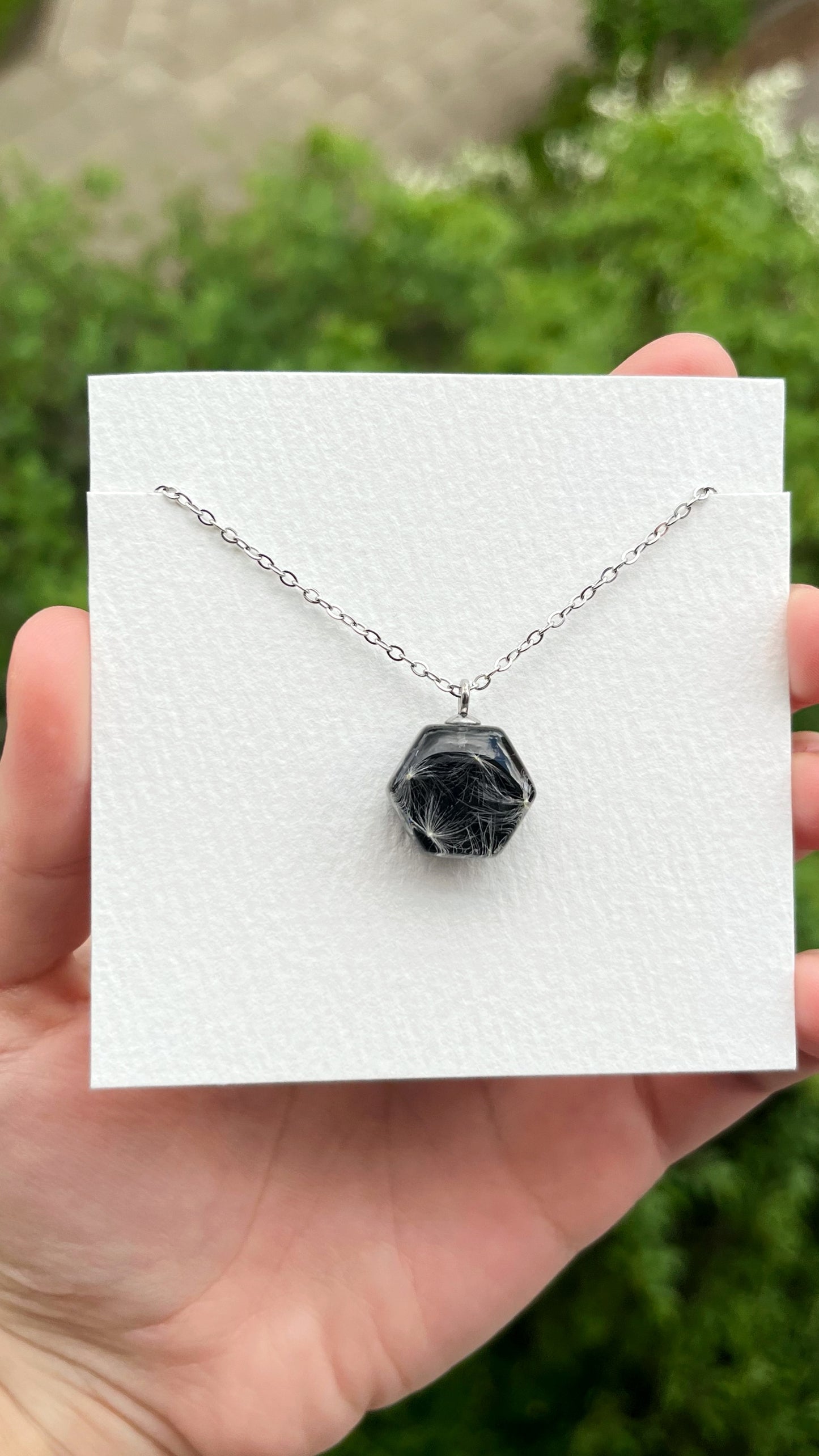 Dandelion pendant