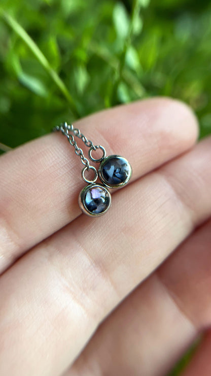 Mother-of-pearl earrings