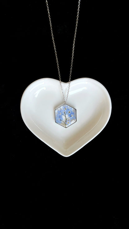 Forget-me-not pendant