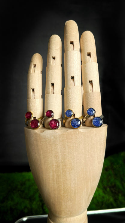Cornflower rings