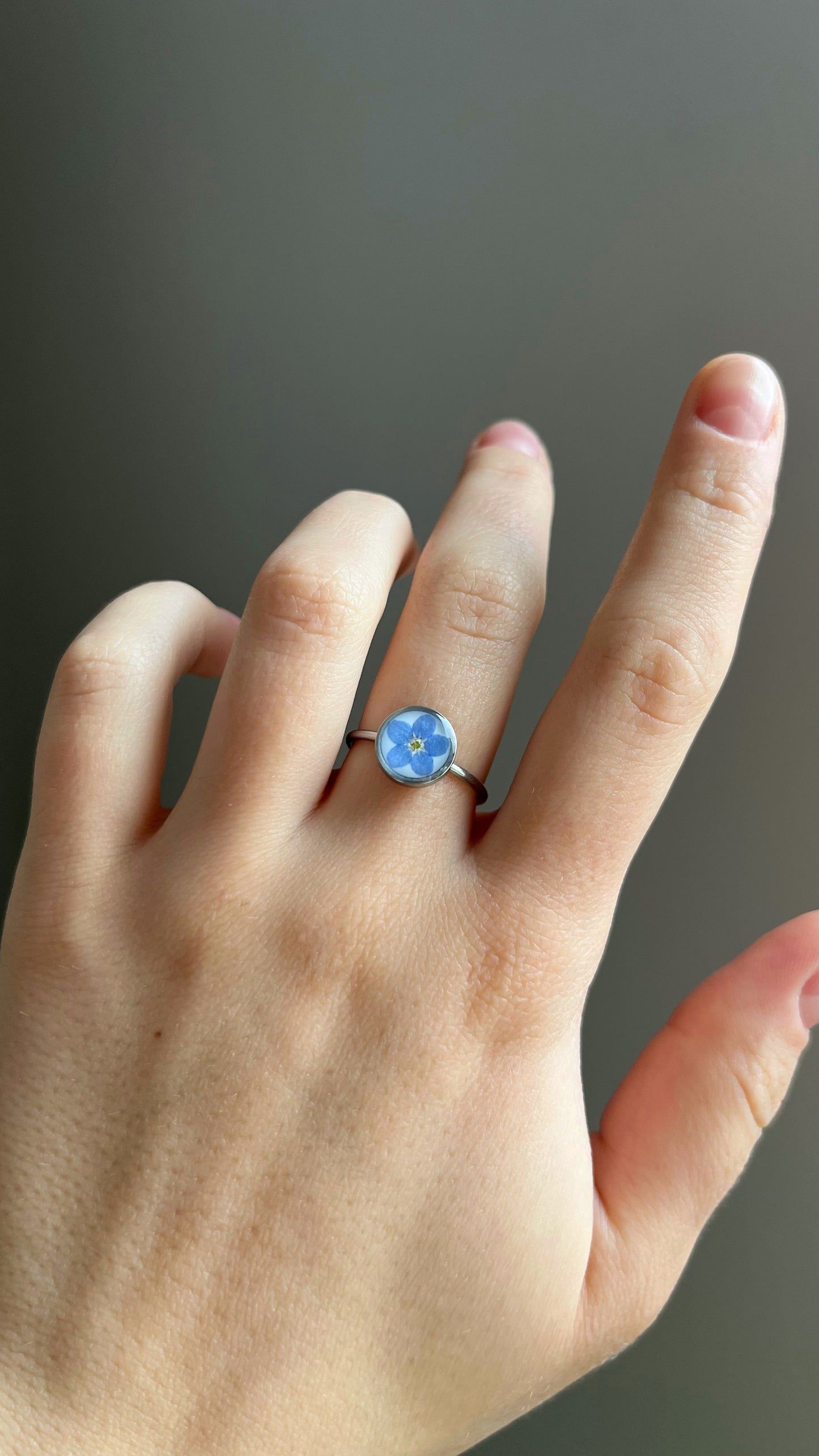 Forget-me-not ring