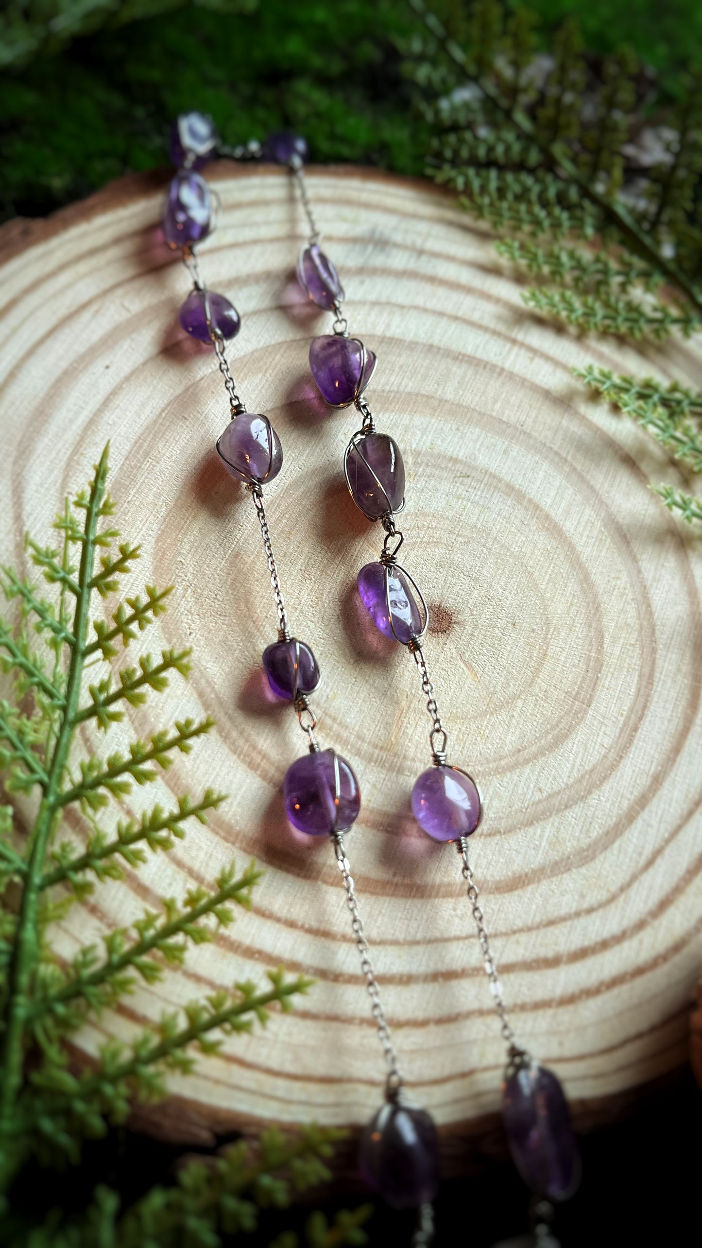 Amethyst necklace