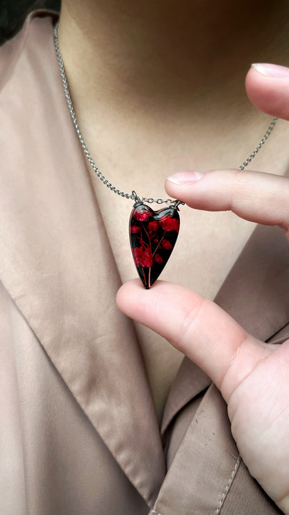Baby’s breath pendant