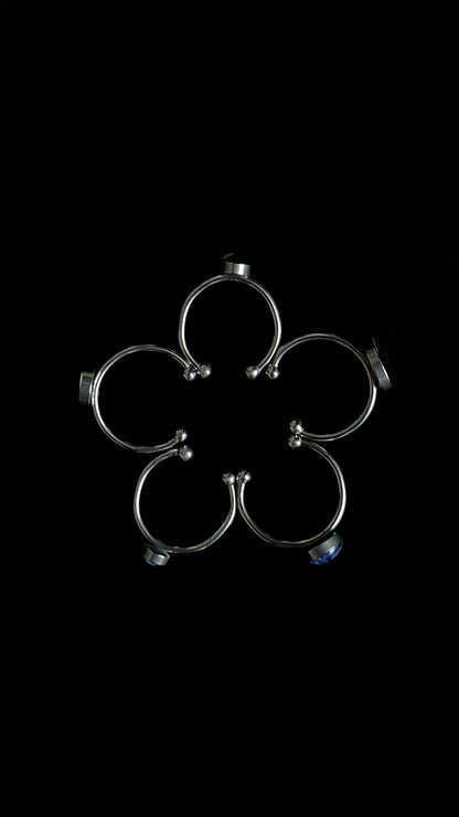 Cornflower rings