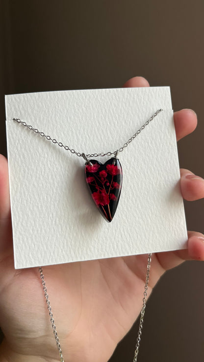 Baby’s breath pendant