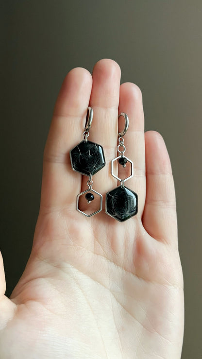 Dandelion earrings