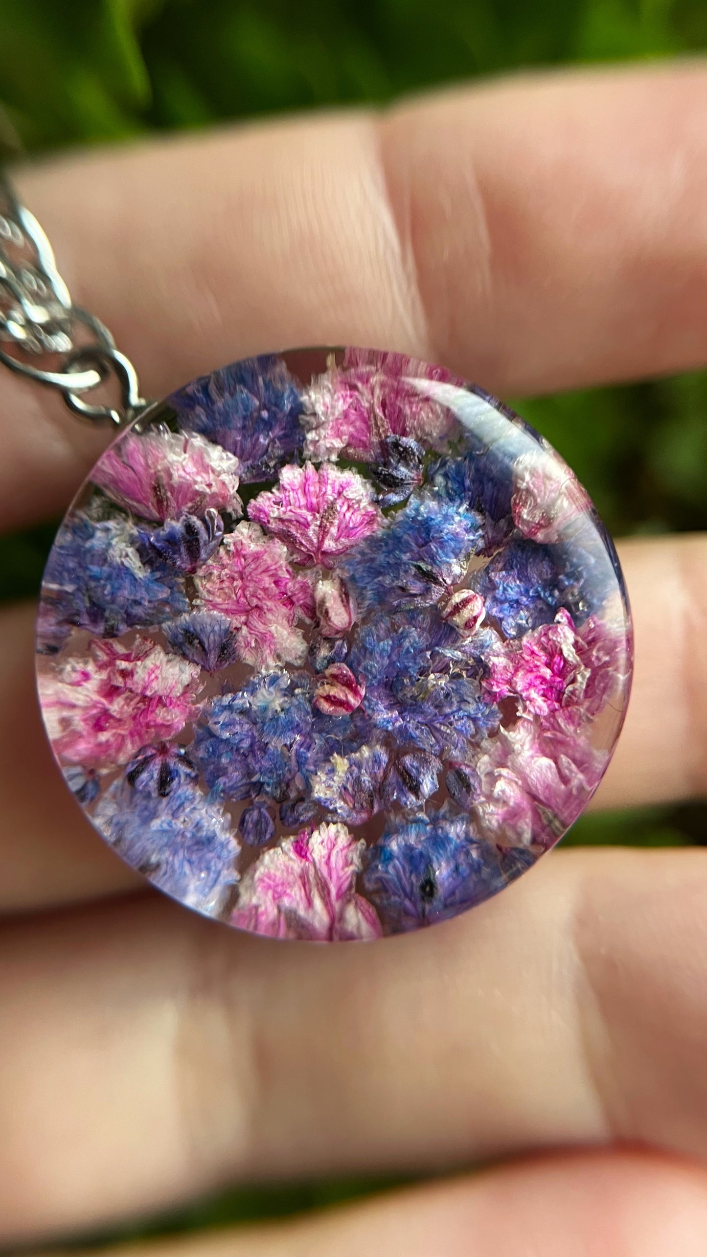 Baby’s breath pendant
