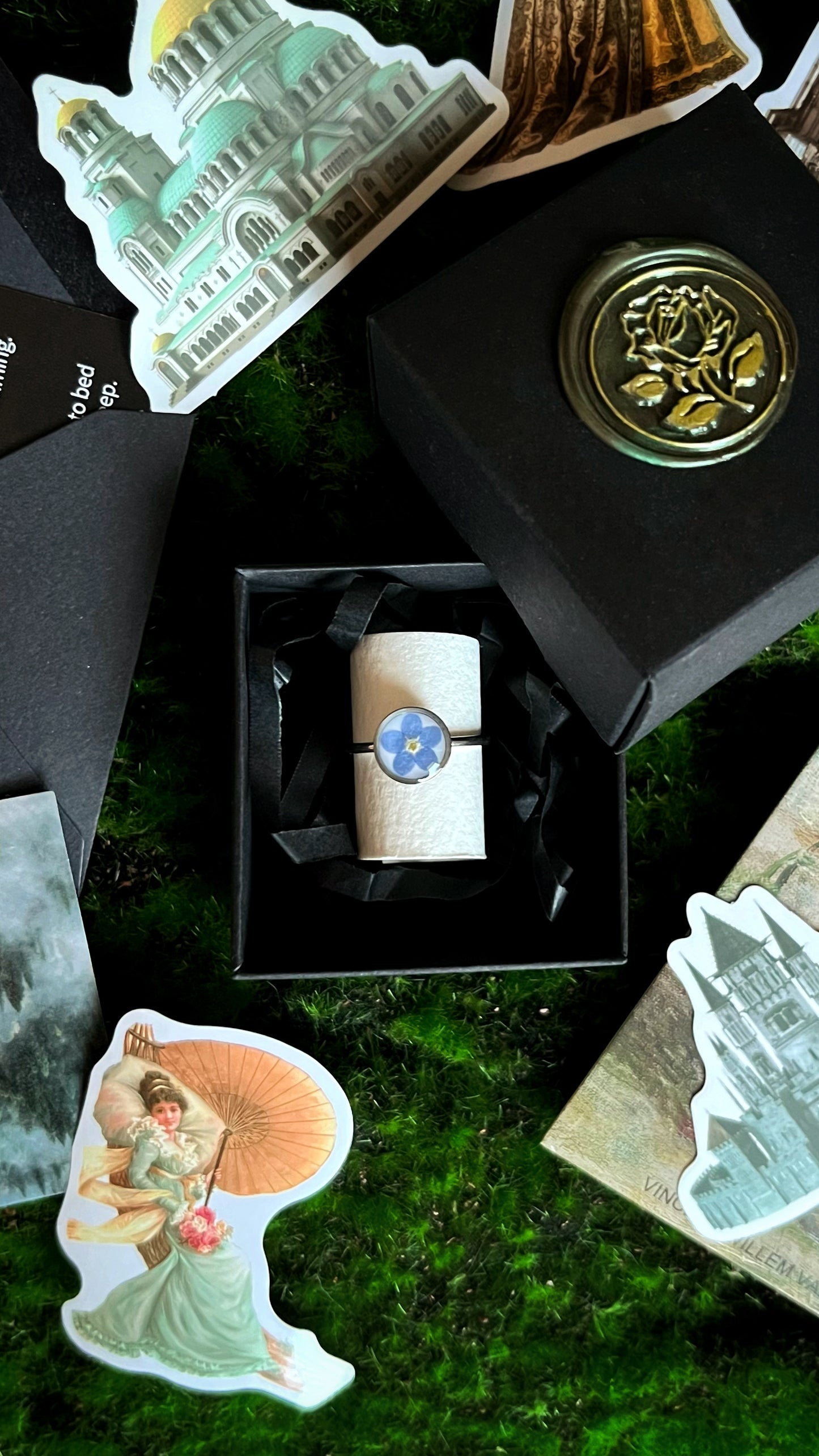 Forget-me-not ring