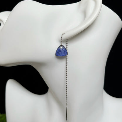 Cornflower earrings