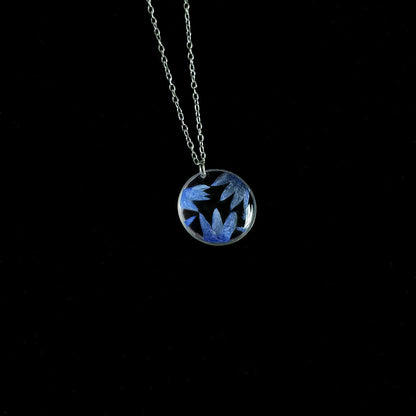 Cornflower pendant