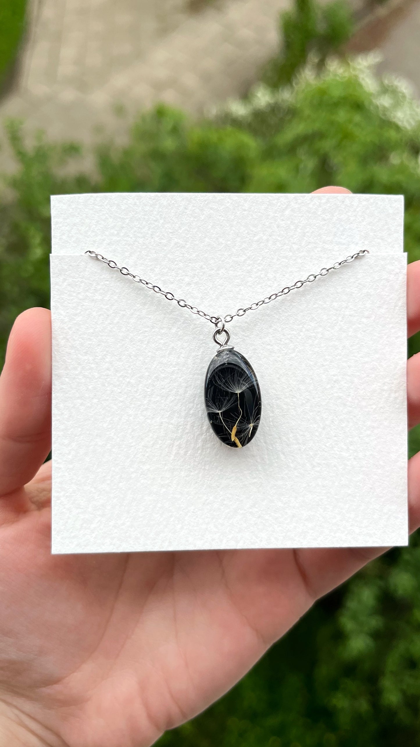 Dandelion pendant