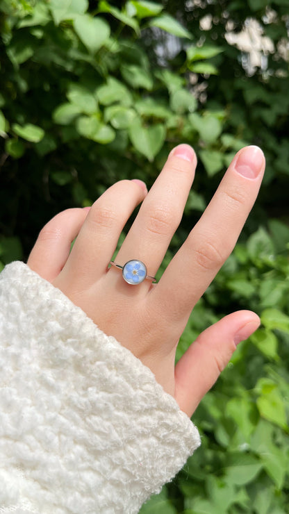 Forget-me-not ring (made to order)