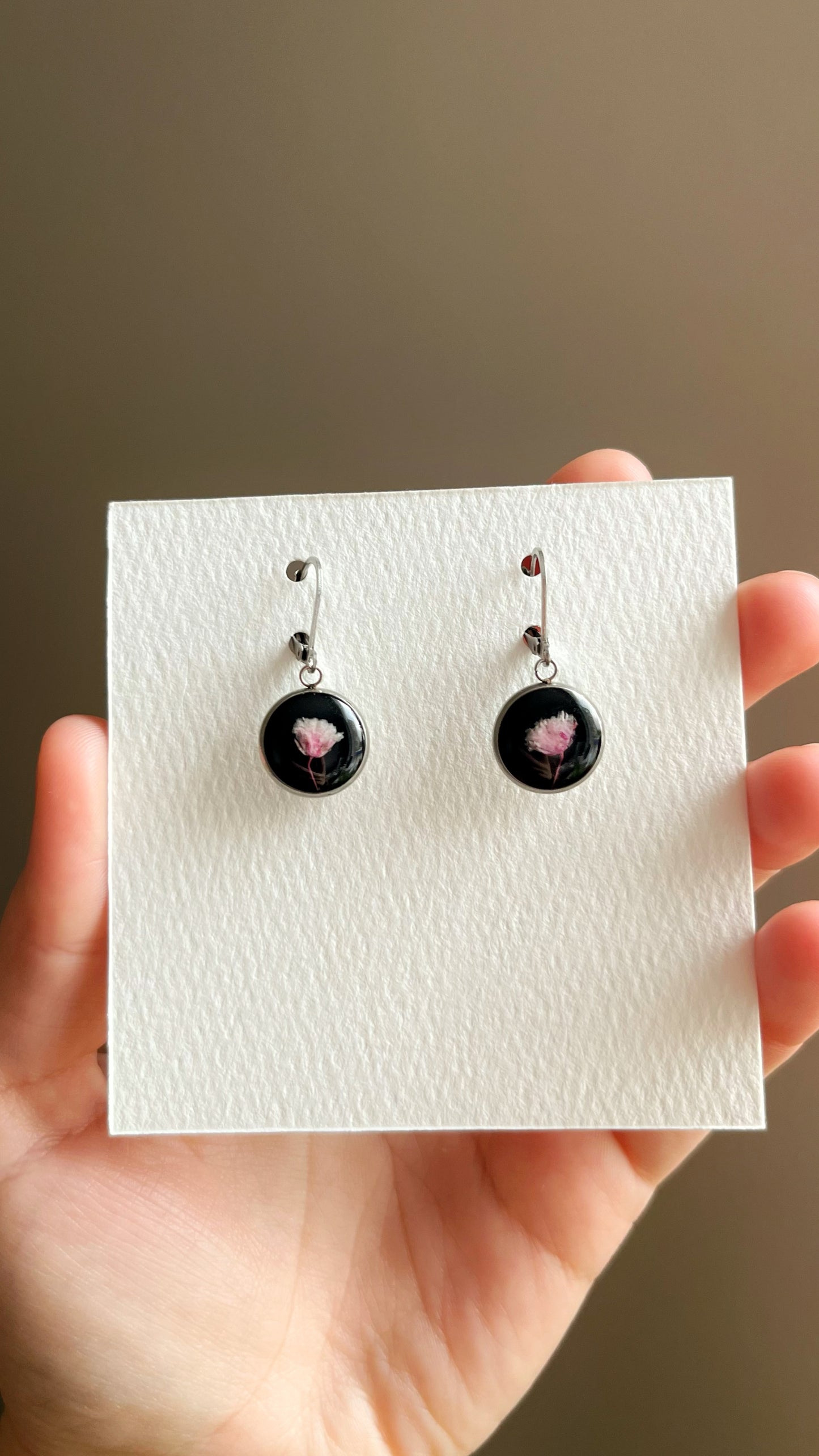 Baby’s breath earrings
