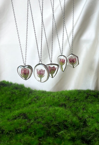 Apple blossom pendants