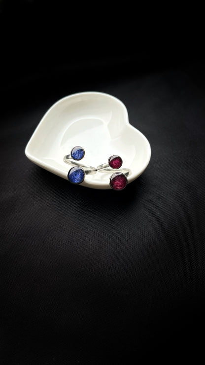 Cornflower rings