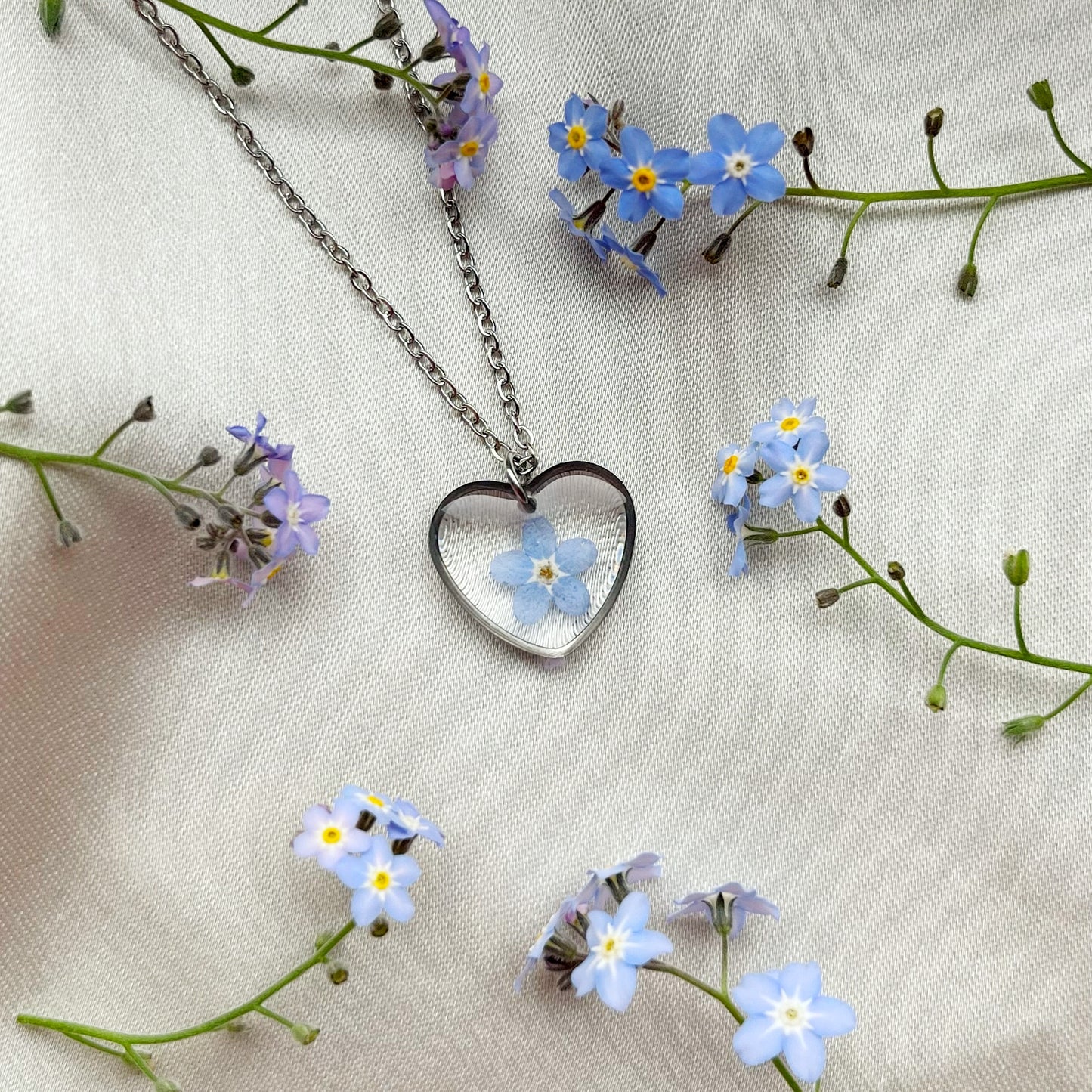 Forget-me-not pendant