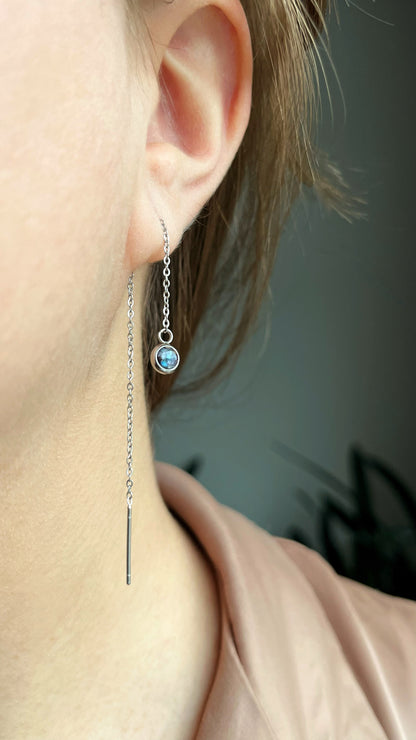 Mother-of-pearl earrings