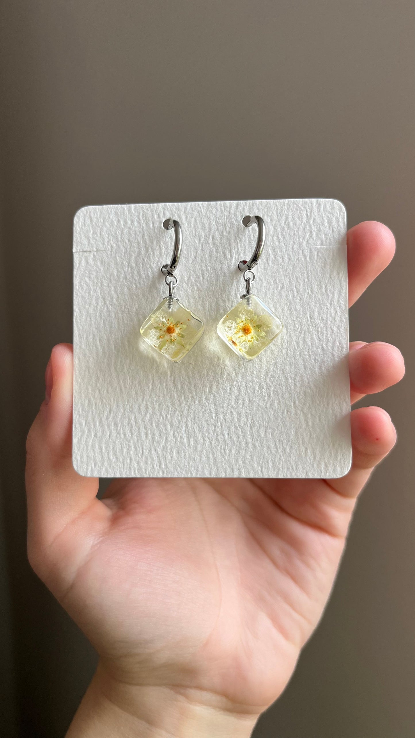 Wild strawberry earrings