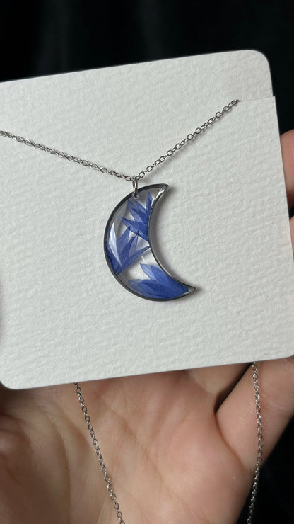 Cornflower pendants