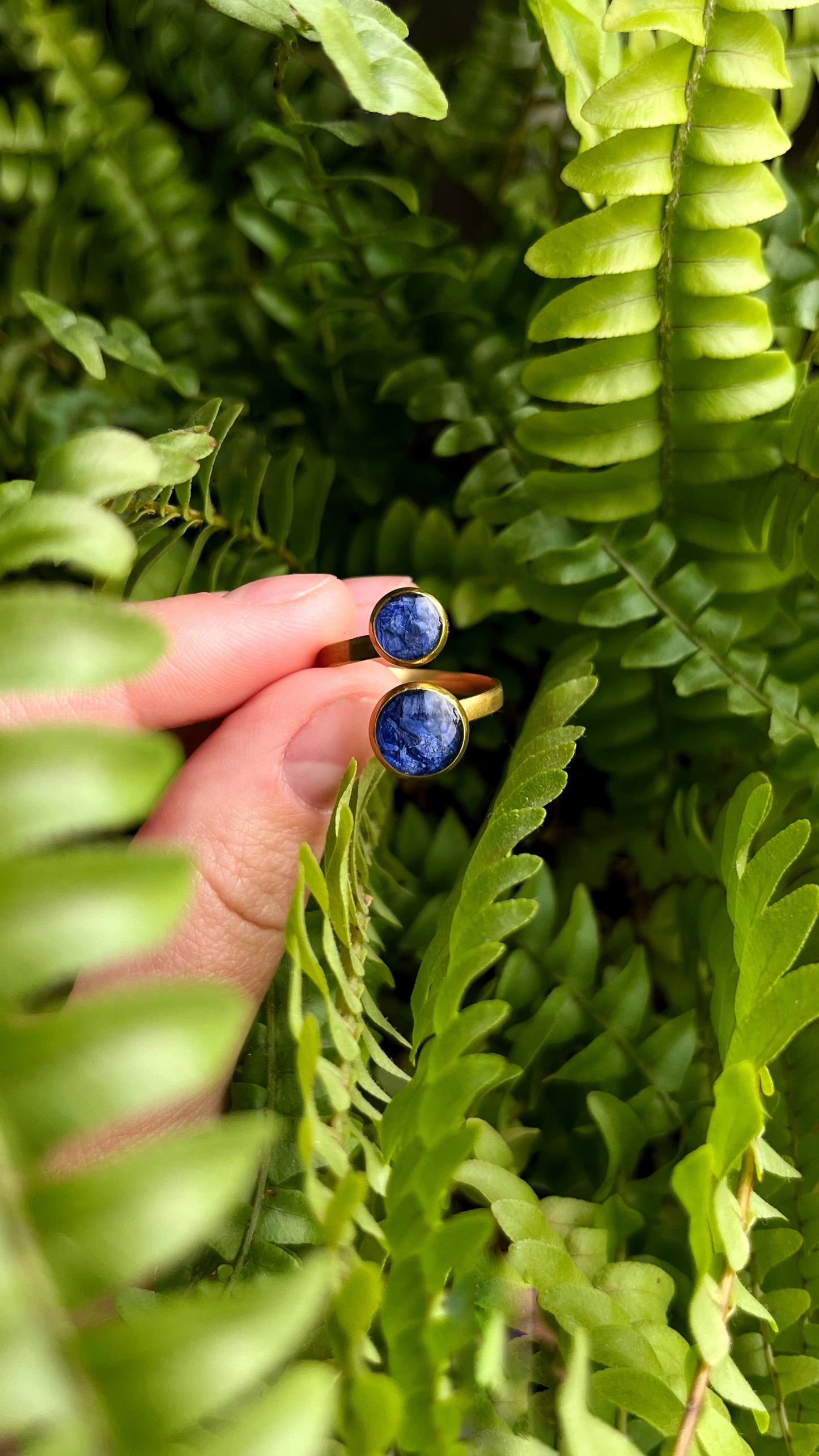 Cornflower rings