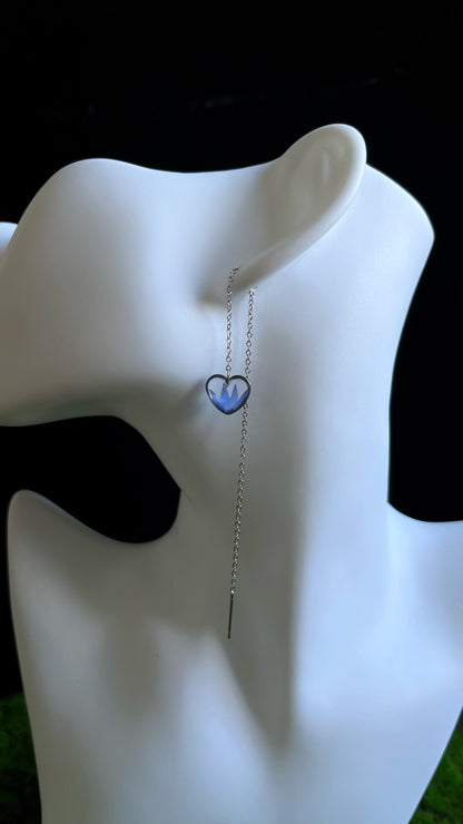 Cornflower earrings