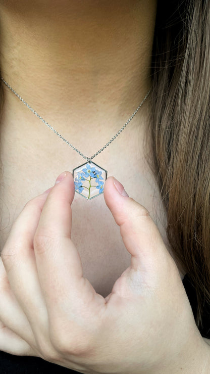 Forget-me-not pendant