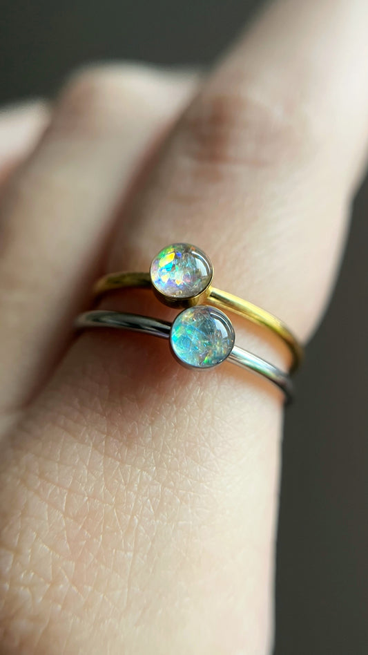 Shiny rings (made to order)
