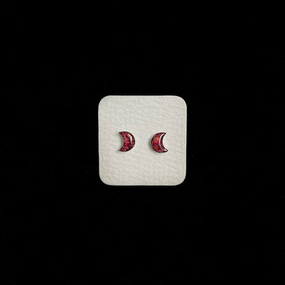 Rose stud earrings
