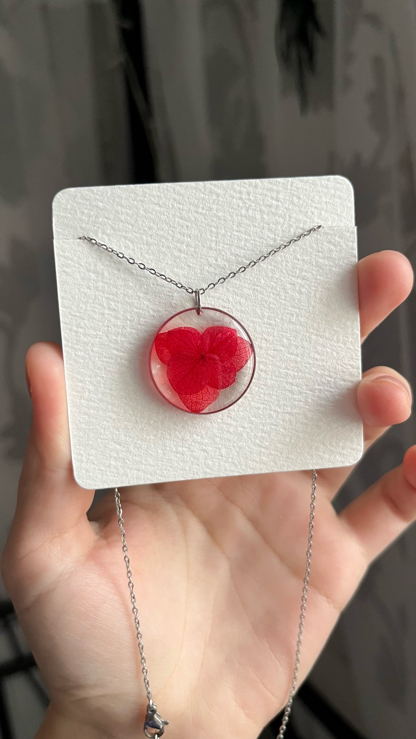 Hydrangea pendant