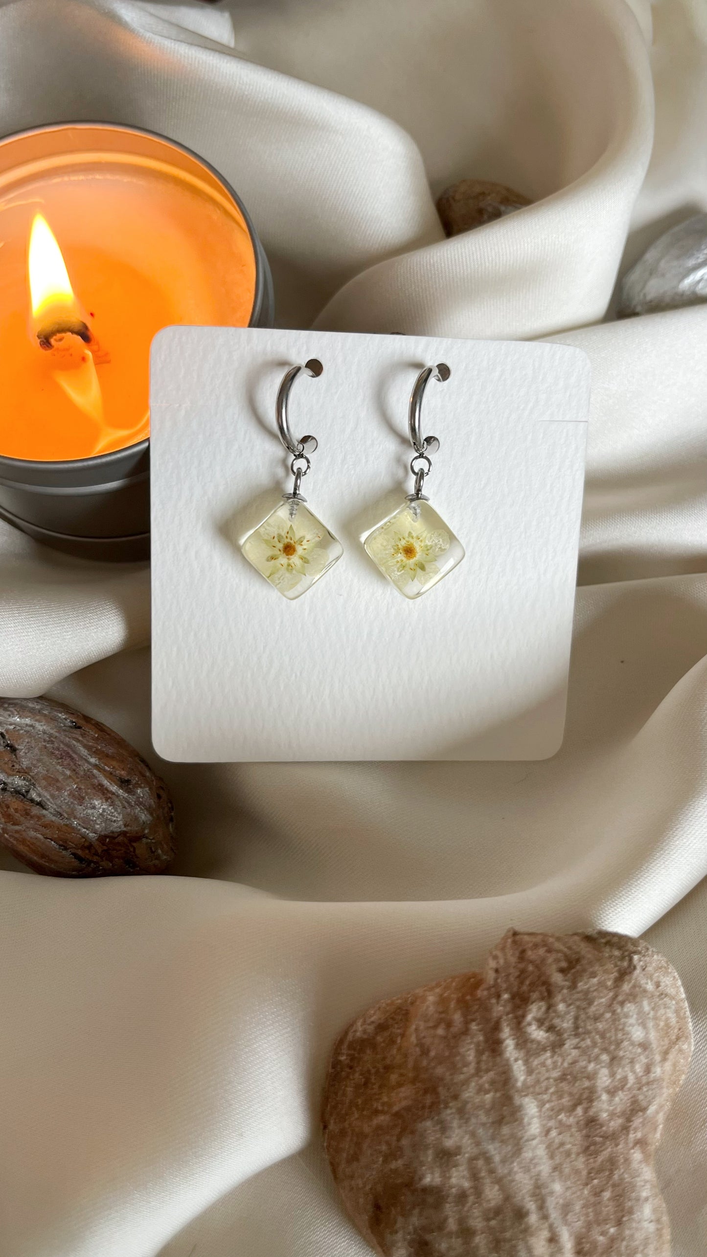 Wild strawberry earrings