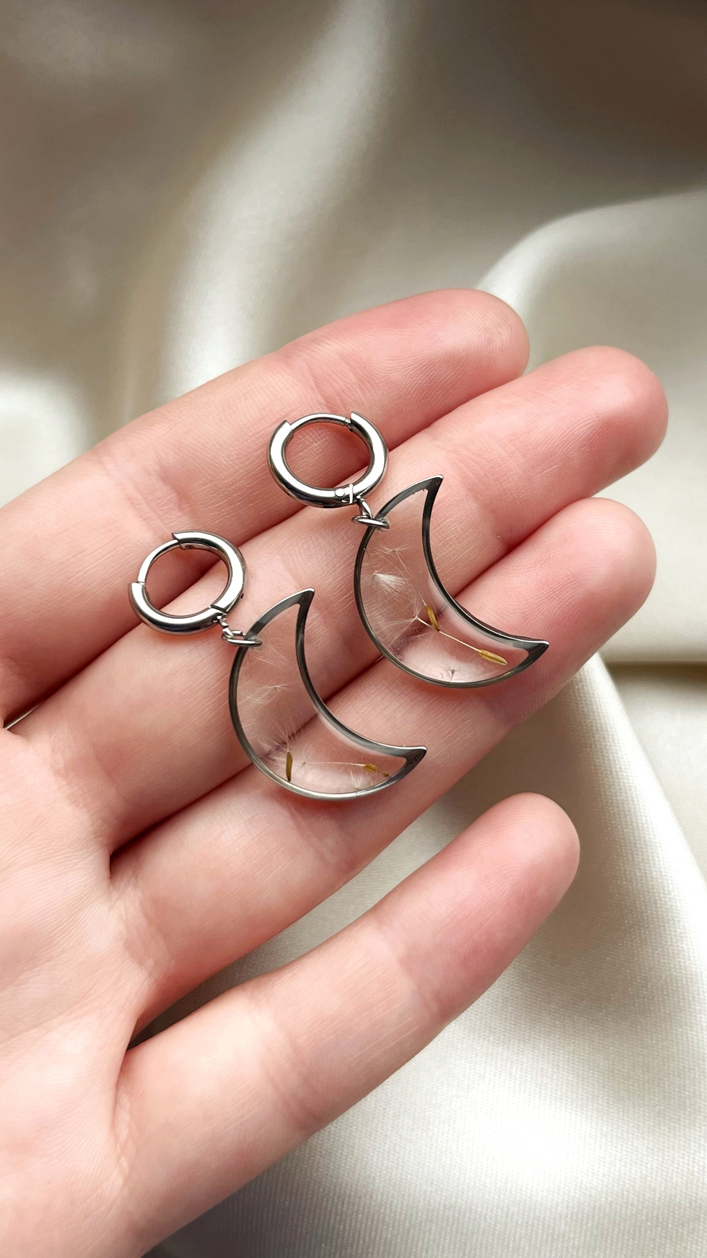 Dandelion earrings