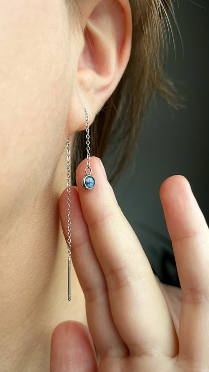 Mother-of-pearl earrings