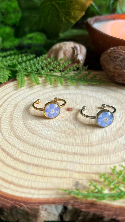 Forget-me-not ring (made to order)